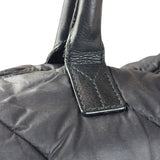 YSL Vintage Black Nylon Top Handle Bag