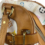 Louis Vuitton White Monogram Murakami Claudia Handbag