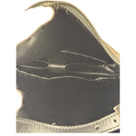Fendi Vintage Black Zucchino Mini Oyster Pochette