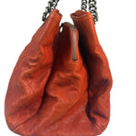 Chanel Red Caviar Quilted Small Frame Shoulder Bag 2011