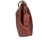 Coach Metallic Currant Leather Charley Crossbody