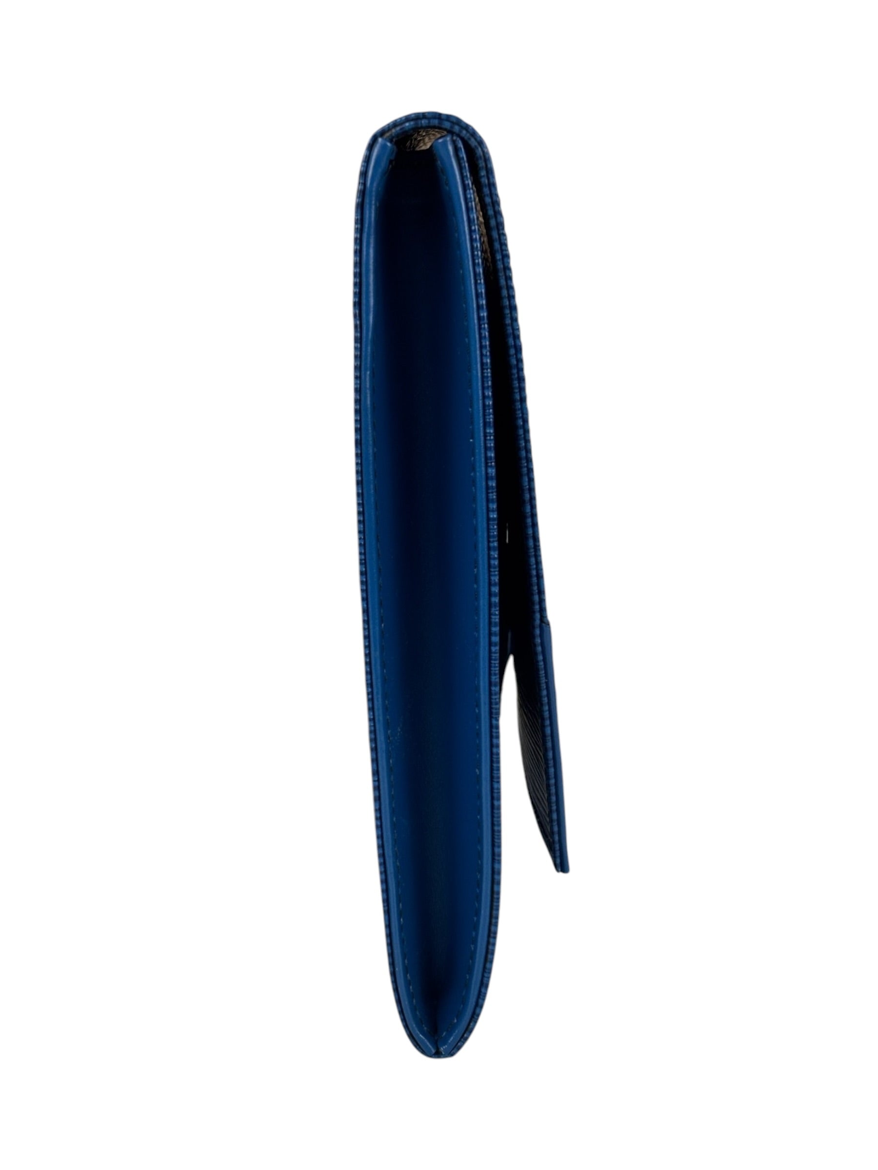 Louis Vuitton Blue Epi Jena Clutch