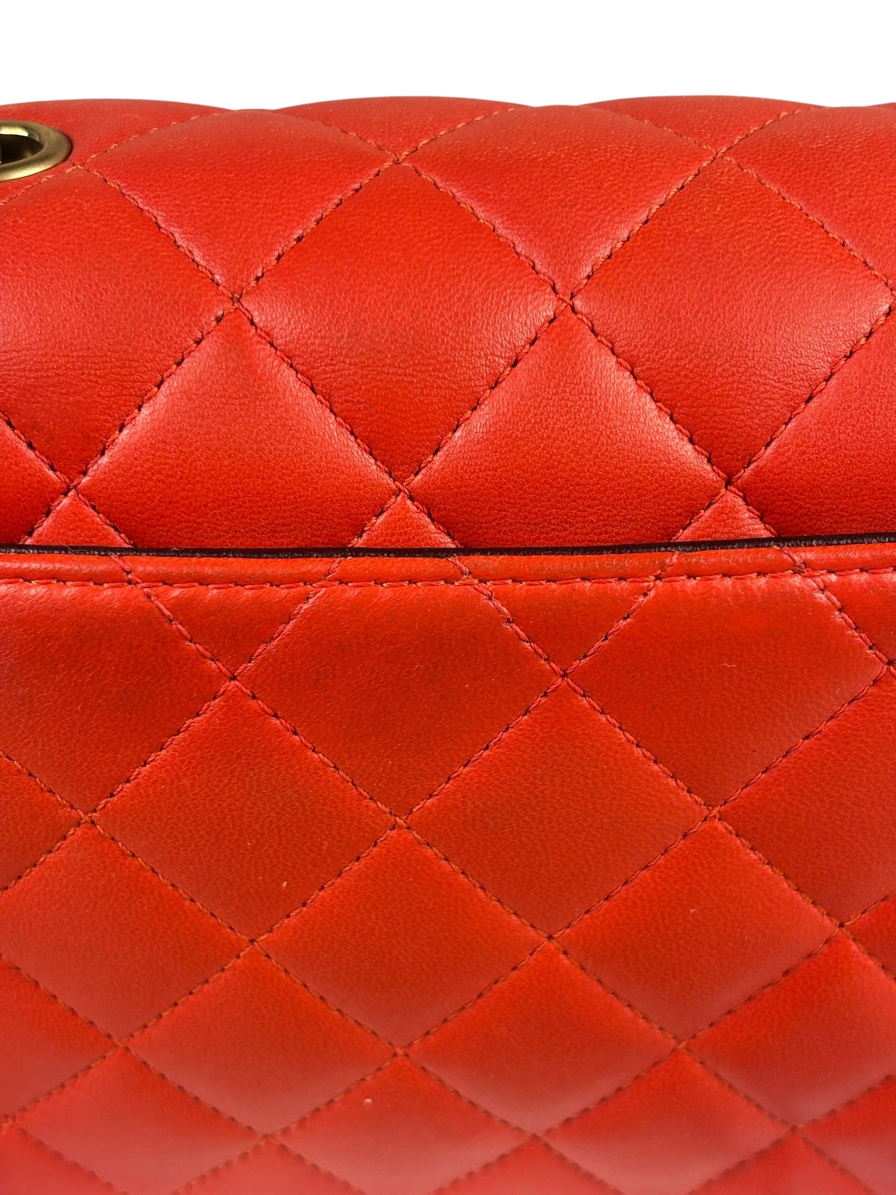 Chanel Two Tone Lambskin Mini Day Flap