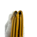 Loewe Vintage Yellow Leather Bifold Wallet