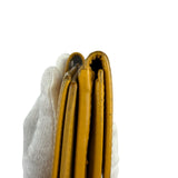 Loewe Vintage Yellow Leather Bifold Wallet