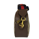 Gucci Beige GG Supreme Ophidia Camera Bag