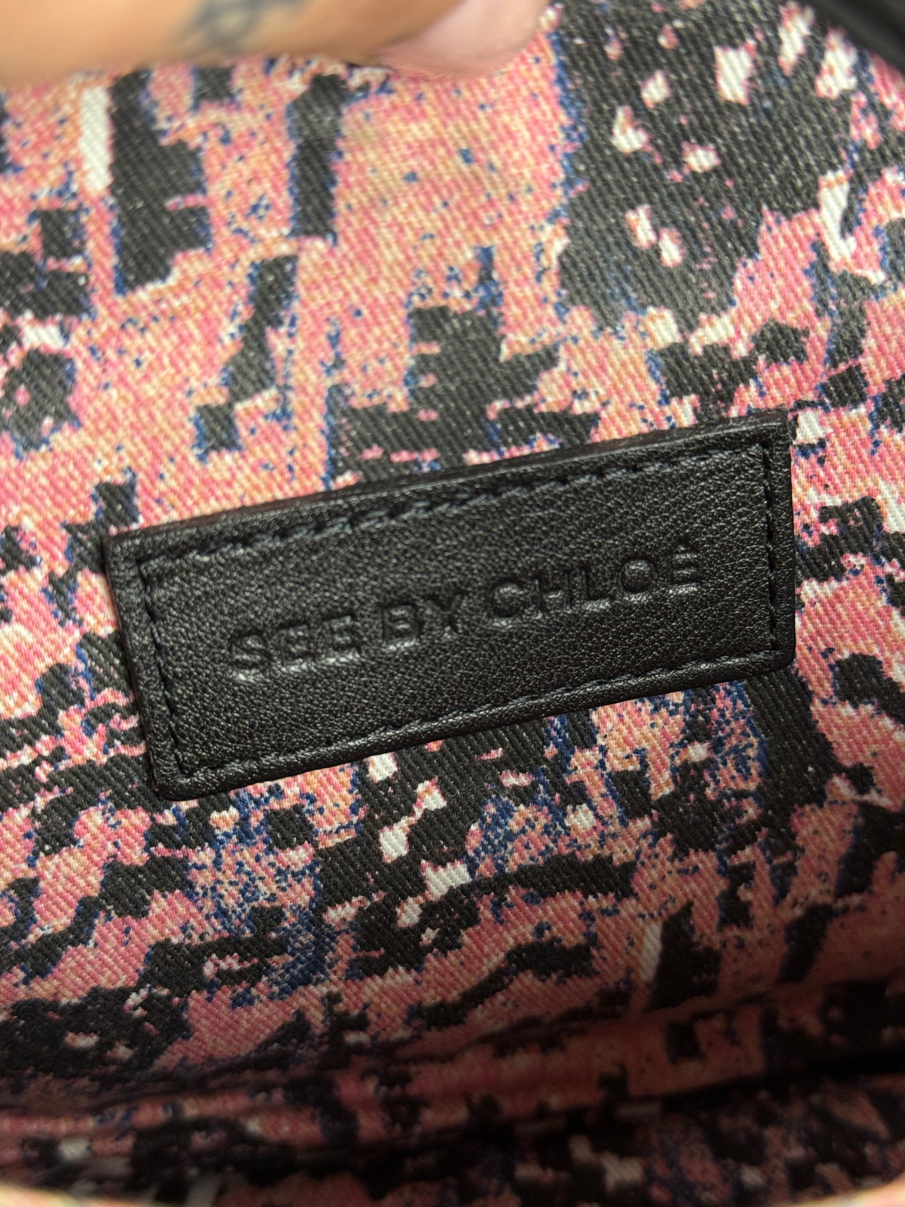 See By Chloé Black leather Tassel Shoulder Bag