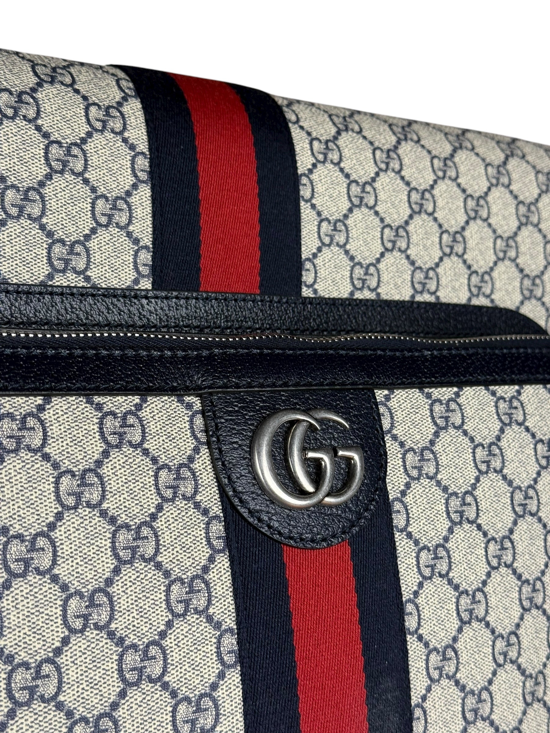 Gucci GG Savoy Navy Medium Trolley Luggage
