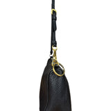 Prada Black Pebbled Leather Pochette