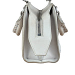 Balenciaga White Leather Neo Classic Le City Two-Way Bag