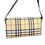 Burberrys Nova Check Flap Shoulder Bag