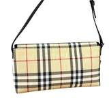 Burberrys Nova Check Flap Shoulder Bag