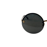 Versace Black MOD.2176 Circular Sunglasses