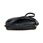 Salvatore Ferragamo Black Leather Vara Bow Crossbody Bag