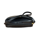 Salvatore Ferragamo Black Leather Vara Bow Crossbody Bag