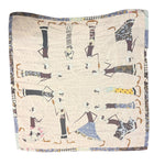 Moschino Vintage Olive Oyl Silk Scarf