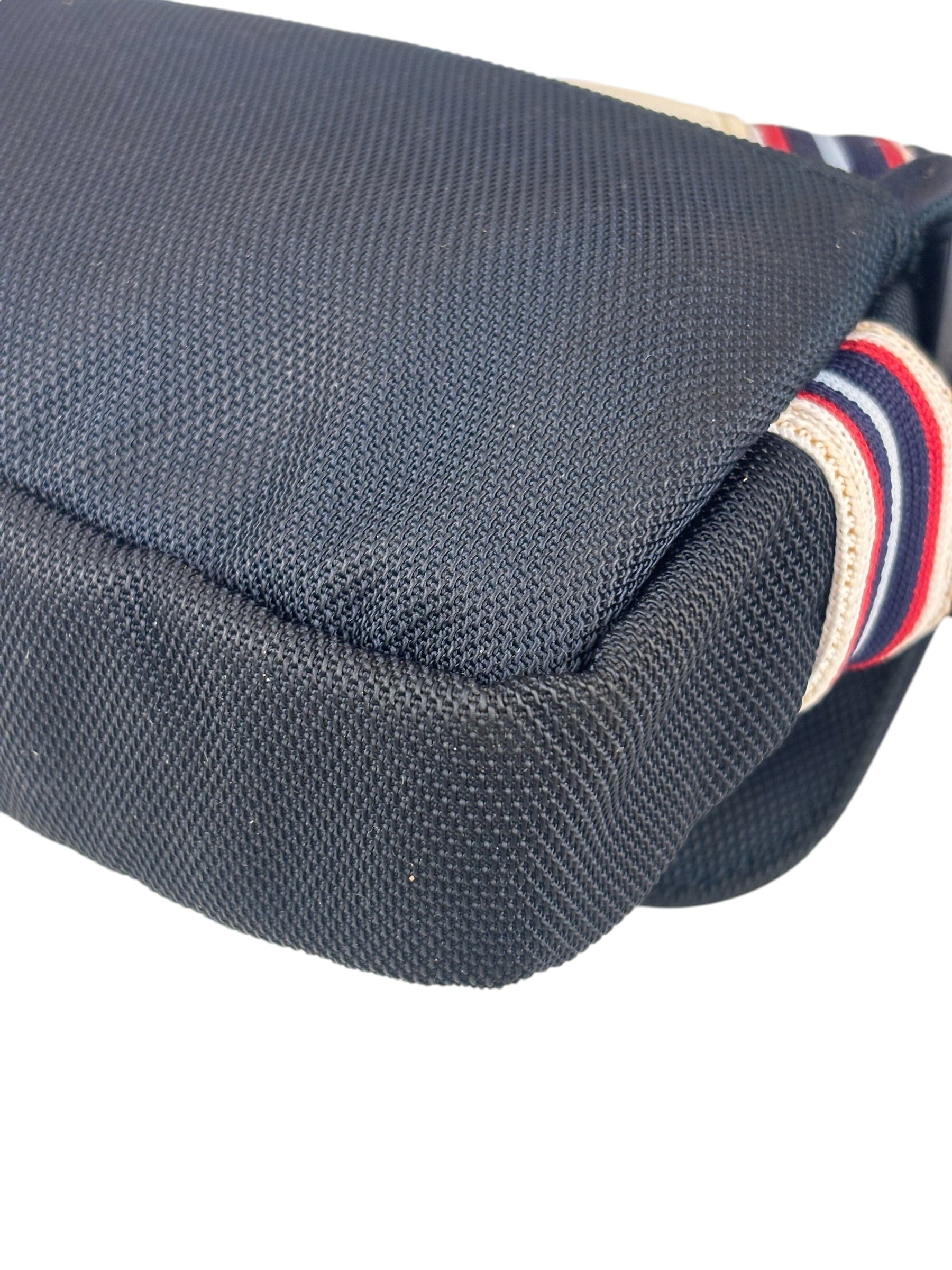 Chanel Navy Cloth Sport Line Shoulder Bag 2005