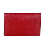 Gucci Red Interlocking G Wallet on Chain