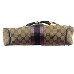 Gucci GG Canvas Web Horsebit Shoulder Bag