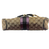 Gucci GG Canvas Web Horsebit Shoulder Bag