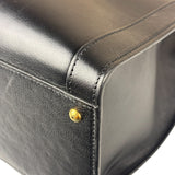 Gucci Black Leather Bamboo Diana 2Way Tote Bag