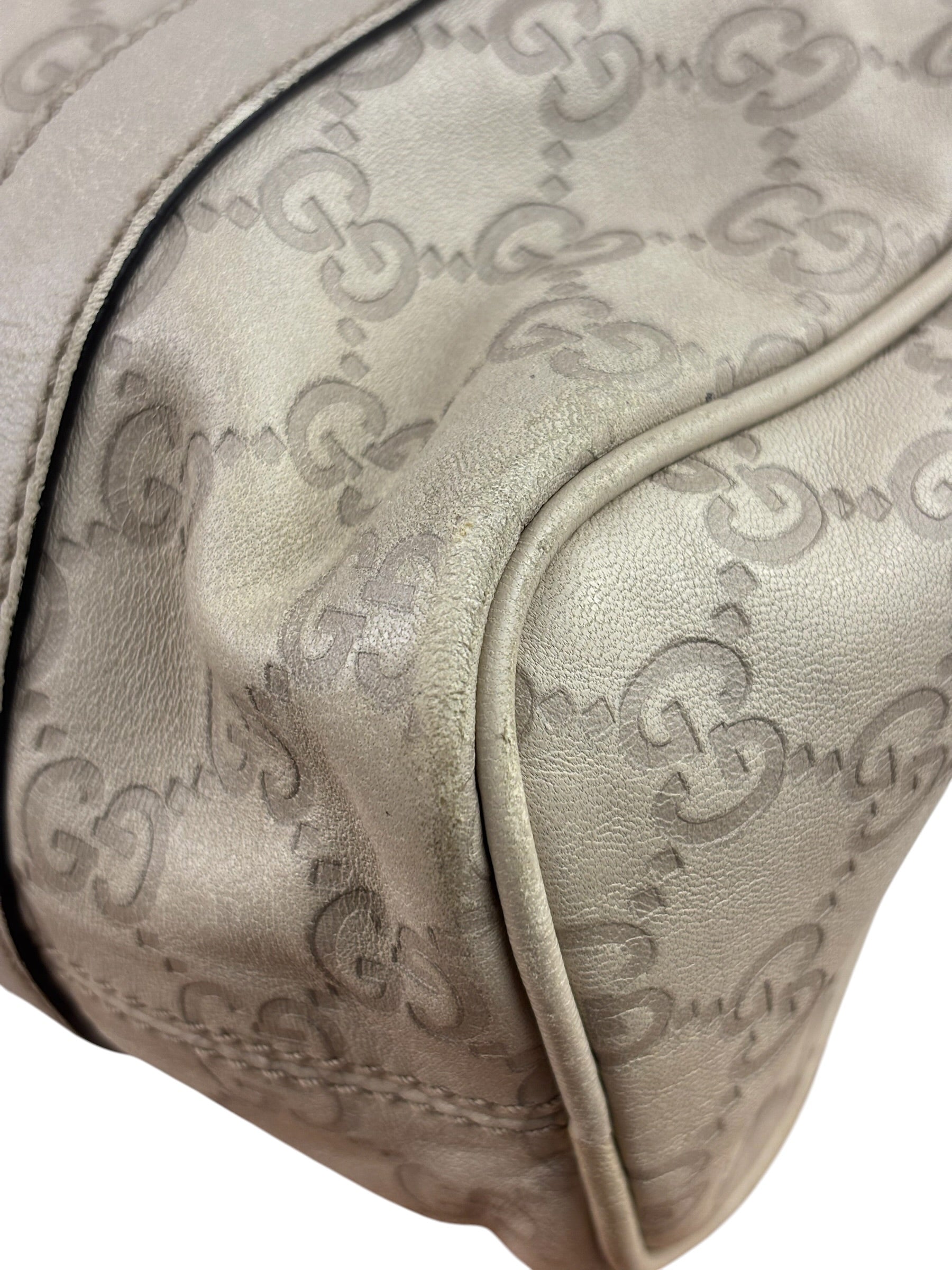 Gucci GG Supreme Leather Mini Boston Bag