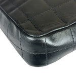 Chanel Black Chocolate Bar East West Flap Bag 2002