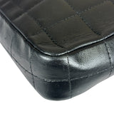 Chanel Black Chocolate Bar East West Flap Bag 2002