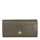 Vivienne Westwood Grey Long Flap Wallet