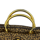 Bottega Veneta Nylon Leopard Print Handbag