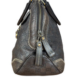 Gucci New Pelham Brown Leather Handbag