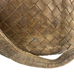 Bottega Veneta Brown Intrecciato Crossbody