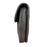 Gucci Vintage Grey Leather Flap Clutch