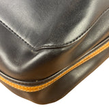 Chloe Black Leather Roy Large Zip Shoulder Bag