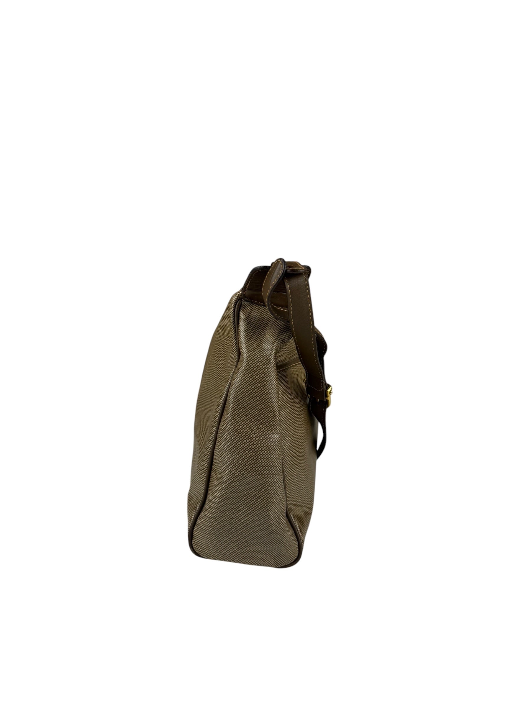 Celine Vintage Leather Shoulder Tote Bag