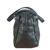 Chanel Black Leather Chocolate Bar Shoulder Bag 2004
