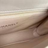 Chanel Cream Quilted Leather Flap Bag 2018