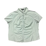 Burberry Sage Button Up Blouse