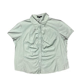 Burberry Sage Button Up Blouse