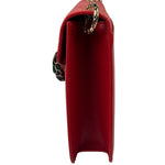 Bvlgari Red Calfskin Serpenti Forever Galuchat Crossbody Bag