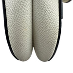 Christian Dior White Leather Saddle Hand Bag