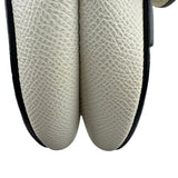 Christian Dior White Leather Saddle Hand Bag