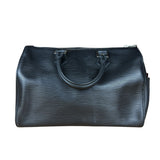 Louis Vuitton Black Epi Speedy 25