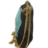 Tom Ford Black Satin Sequin Crossbody Bag