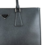 Prada Black Saffiano Leather Galleria Tote