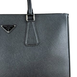 Prada Black Saffiano Leather Galleria Tote