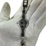 Gucci 1400L Black Dial Bangle Band