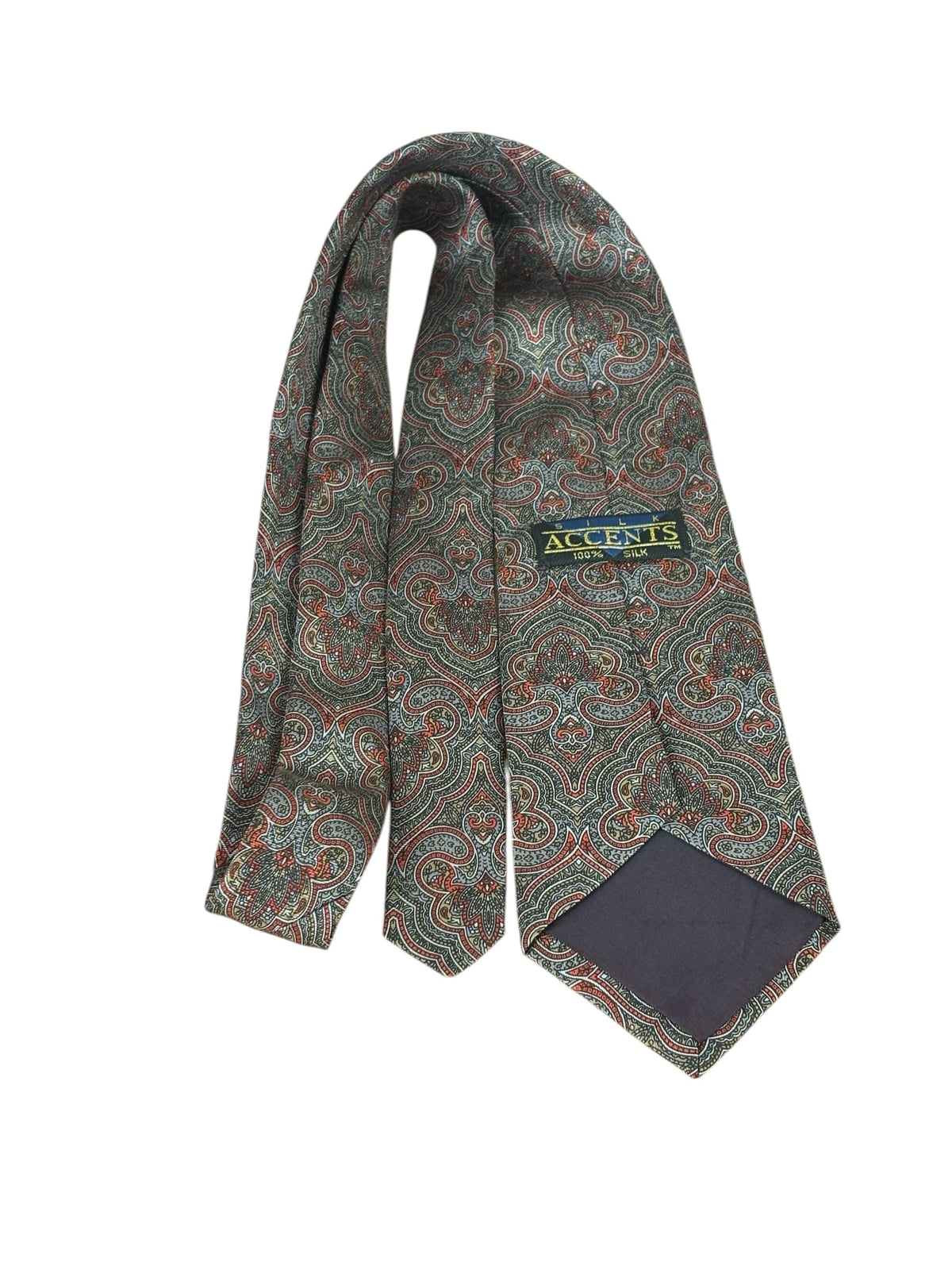 Silk Accents Mosaic Print Tie