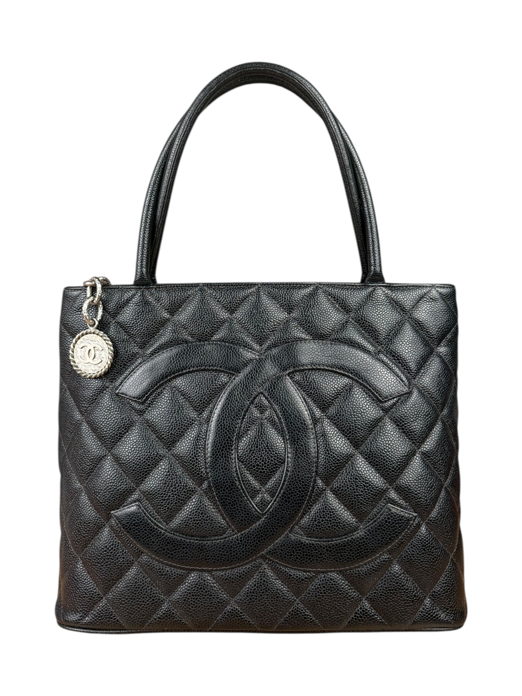 Chanel Caviar Medallion Tote 2002