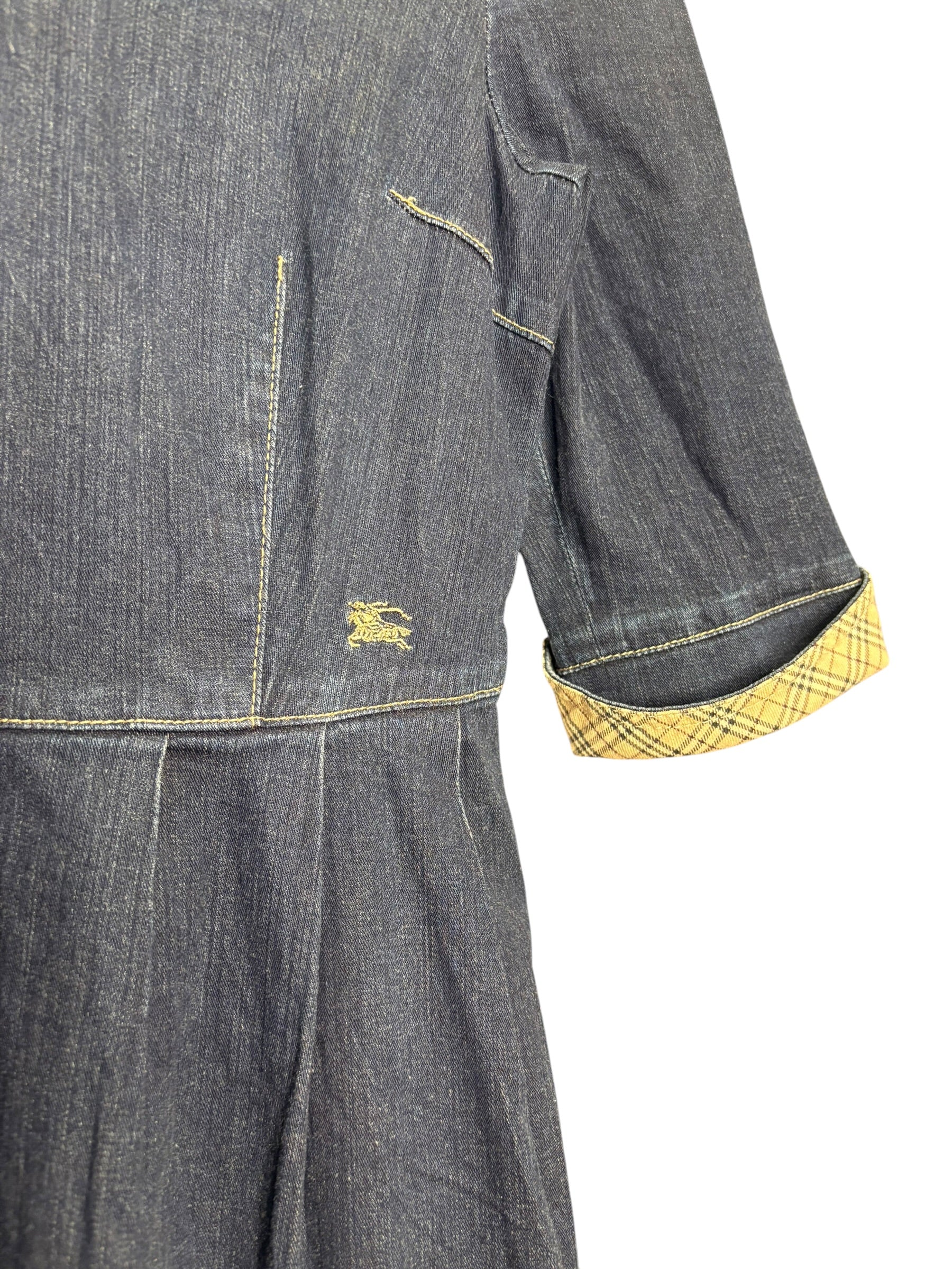 Burberry Vintage Denim Mid-Length Dress